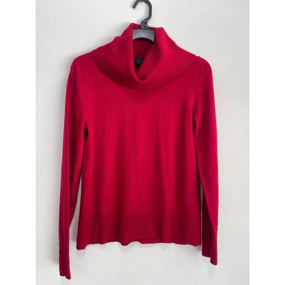 Talbots Sweaters - Talbots pure merino wool sweater turtleneck festive red winter holidays women M